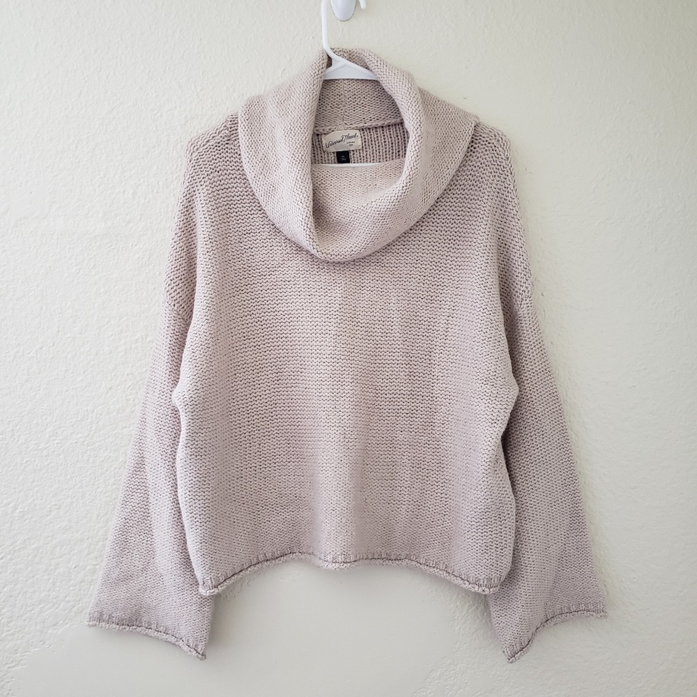 NWOT Pullover Universal Thread Beige Linen XS